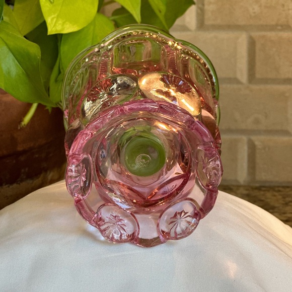 Vintage Pink LG Wright Moon and Star Spooner - Picture 6 of 7